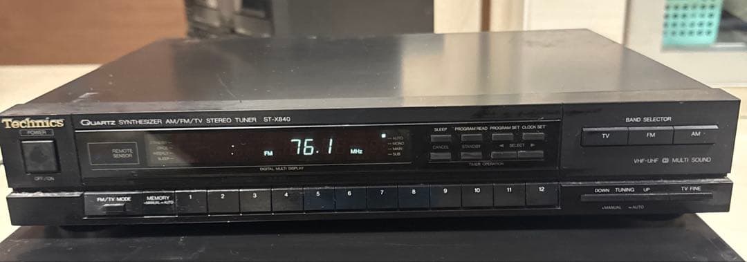 Technics X840システムコンポ 通電確認済み3点セット