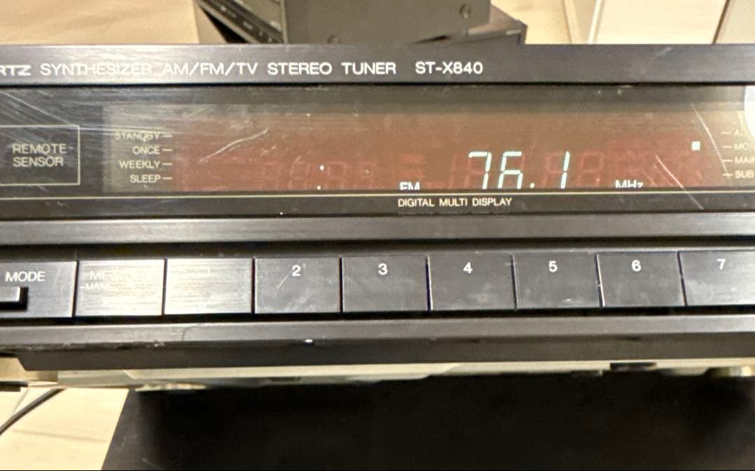 Technics X840システムコンポ 通電確認済み3点セット