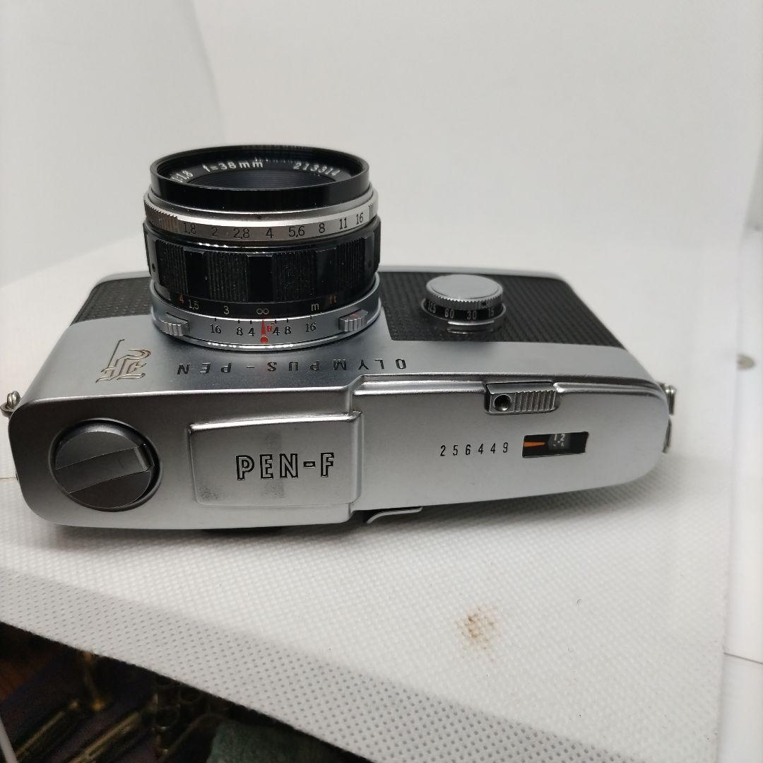 OLYMPUS PEN F 花文字　 F.Zuiko 38mm 1:1.8付