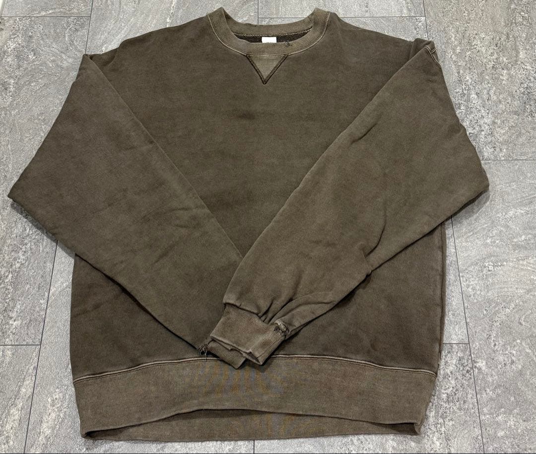 トップス ovy PigmentDamageProcessingCrewNeckSweat