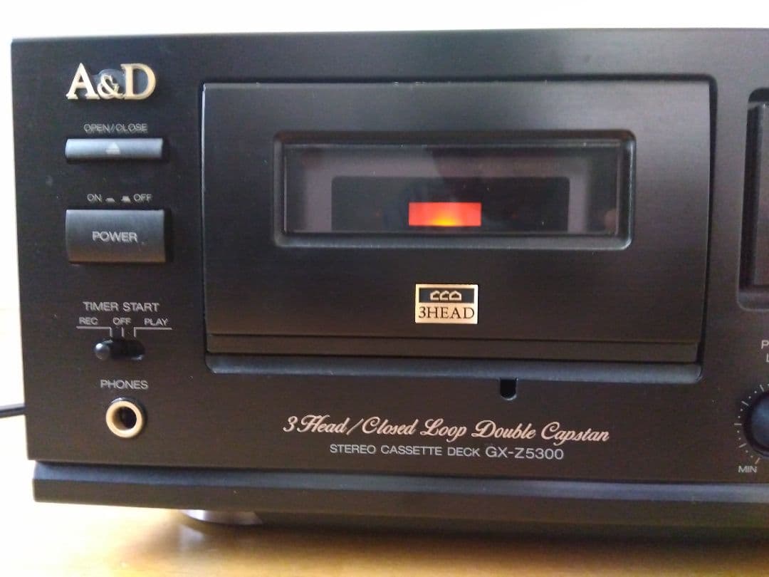 ジャンク A&D GQ-Z5300 3ヘッドカセットデッキ