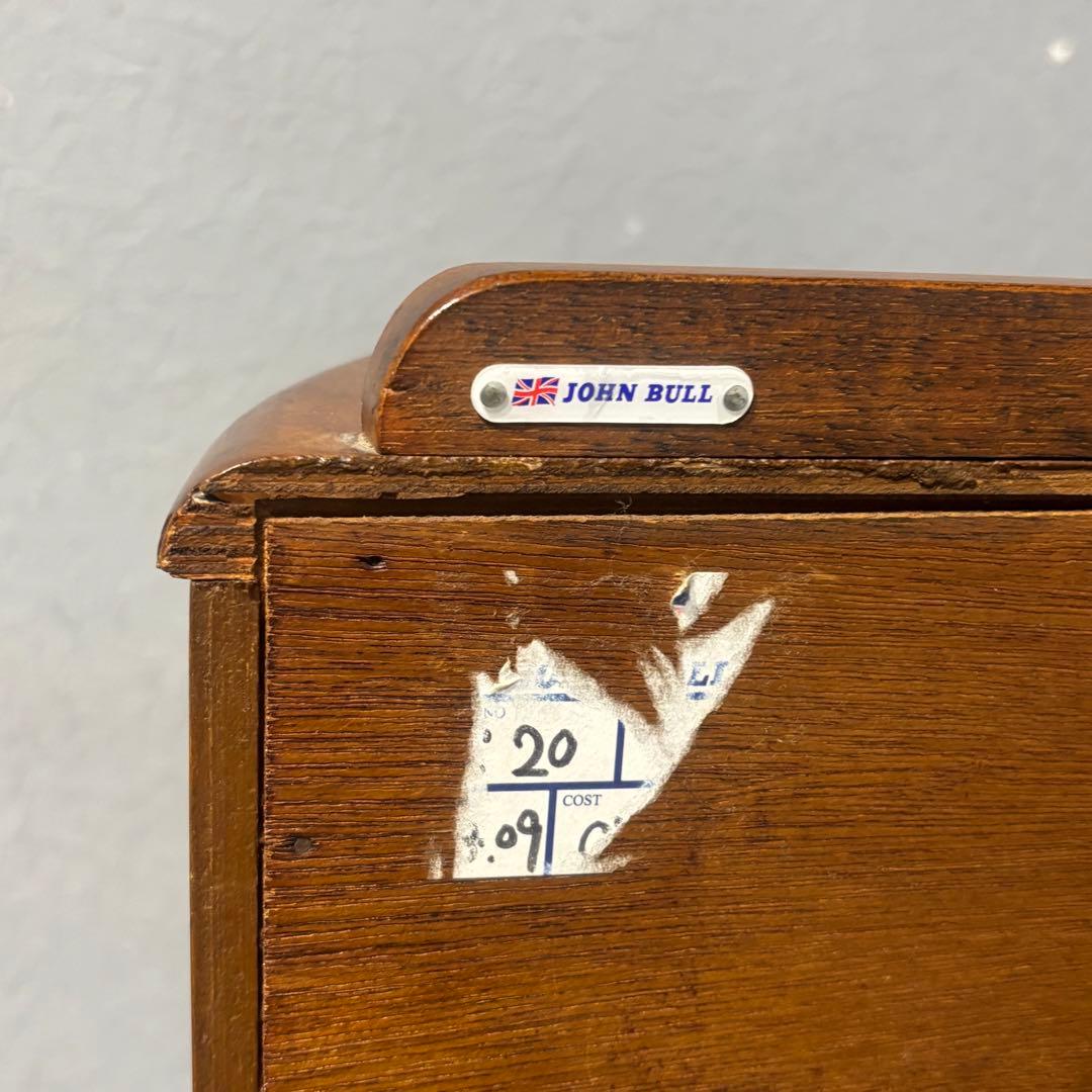 ガラスショーケース　ジョンブル　アンティーク