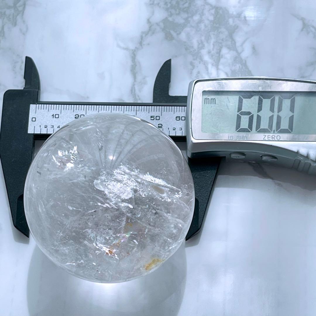 レインボー&ライモナイト✨ブラジル産天然水晶スフィア