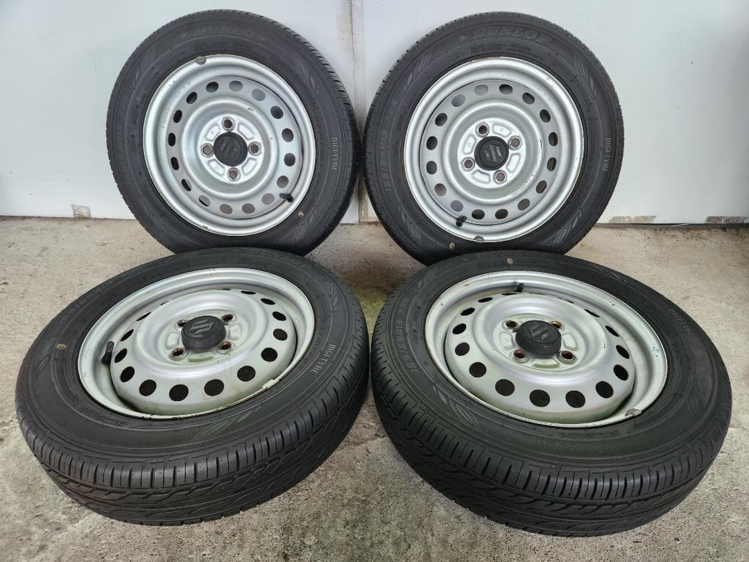 送料込☆2021 ダンロップ タイヤホイールセット155/65R13☆4本