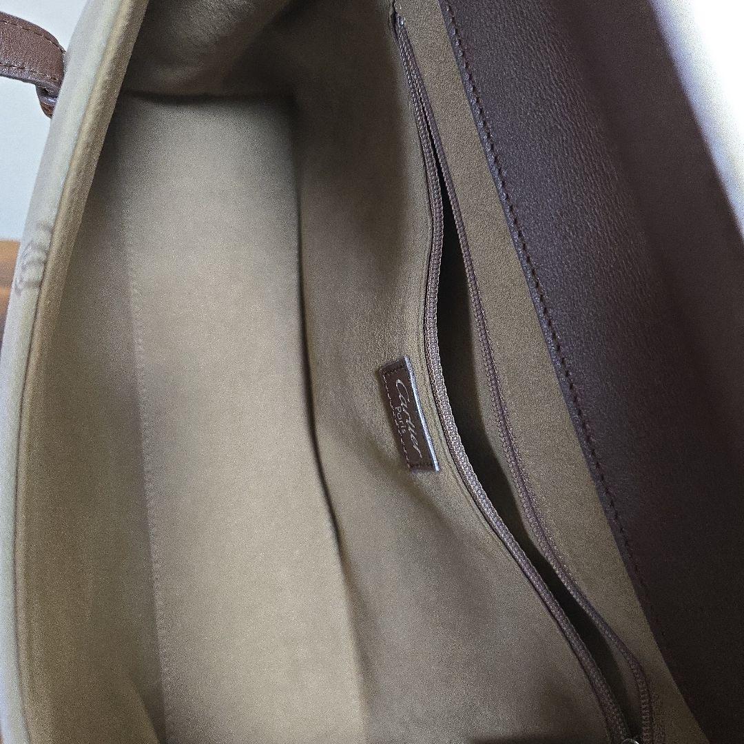 Cartier カルティエ ハッピーバースデー ハンドバッグ ブラウン系