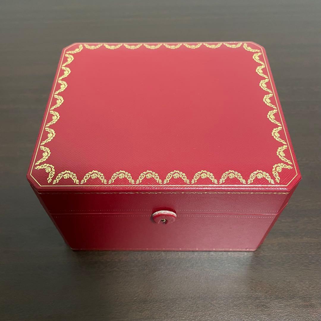 Cartier カルティエ レザー製時計ケース ボックスレッド