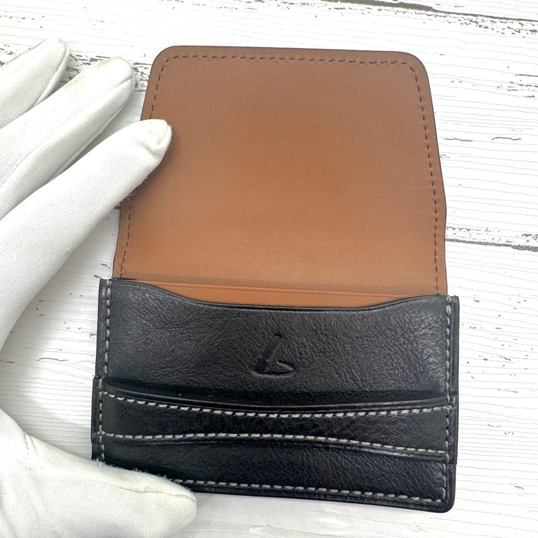 新品・未使用　土屋鞄　名刺入れ　ウルバーノ ベルトカードケース　ブラック