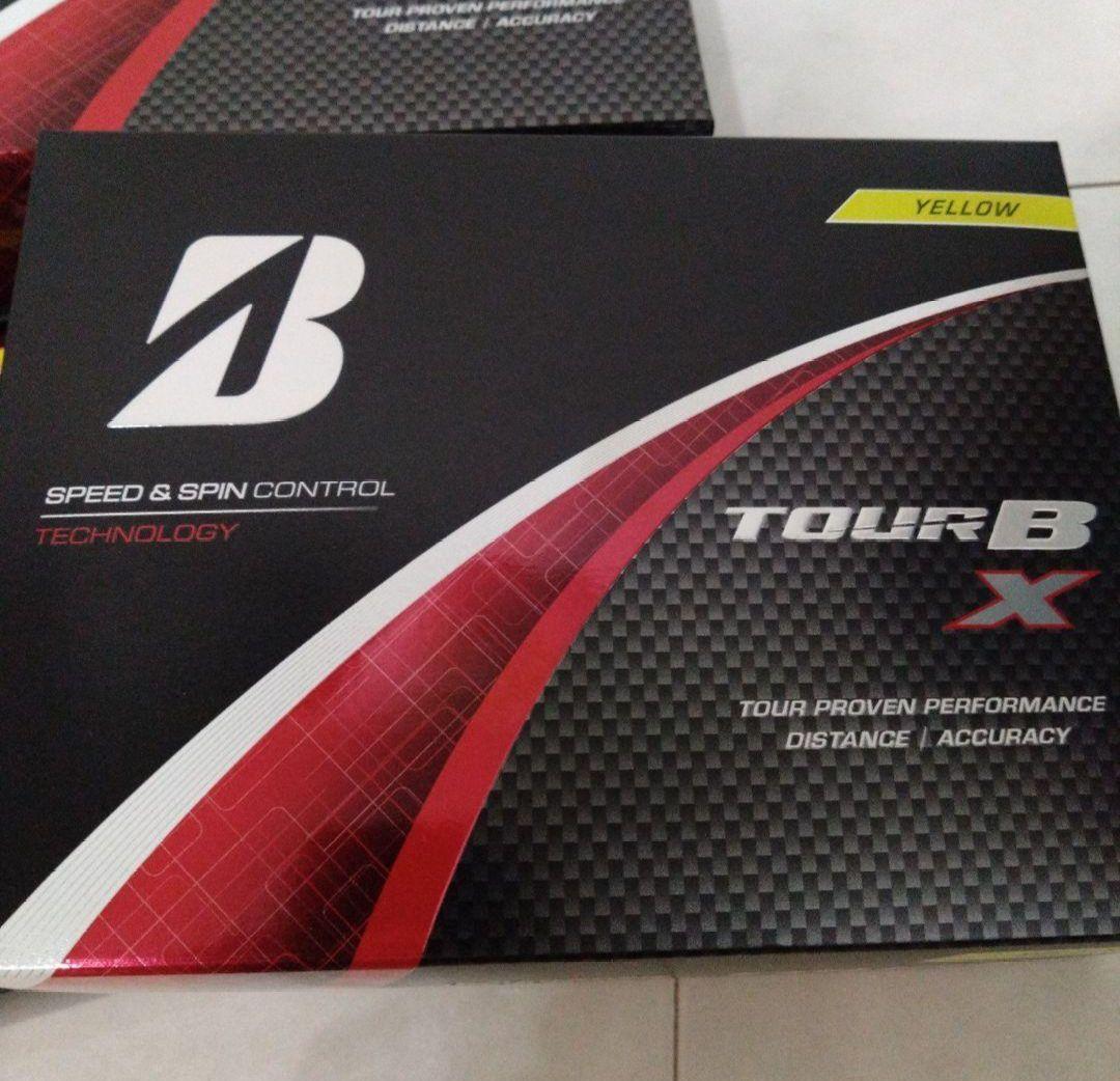 ★ブリヂストン★新品未使用品♪ツアーBX　ホワイト＆イエロー　2ダース