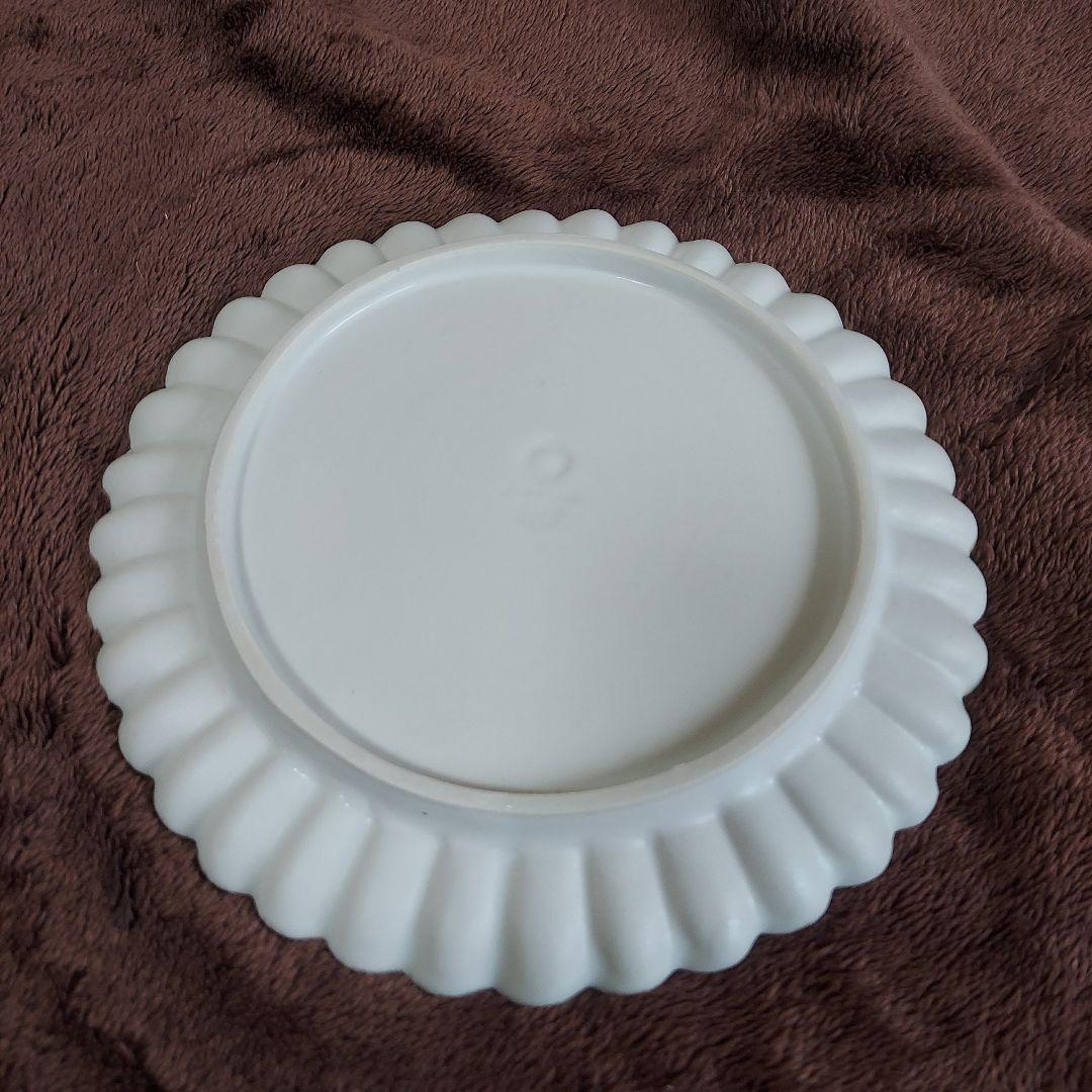 臼杵焼 輪花プレート 白 10枚 新品未使用 ４枚 開封済 ６枚