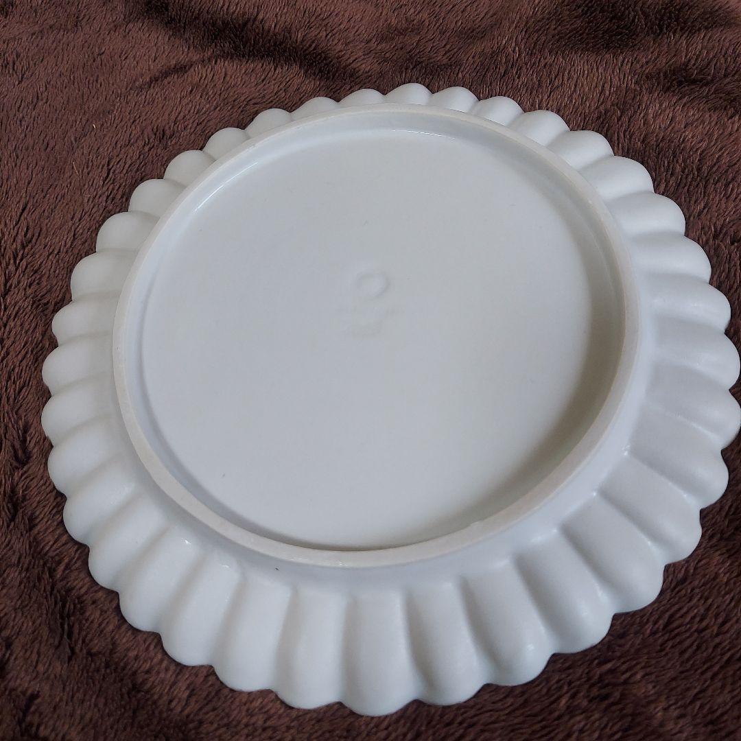 臼杵焼 輪花プレート 白 10枚 新品未使用 ４枚 開封済 ６枚