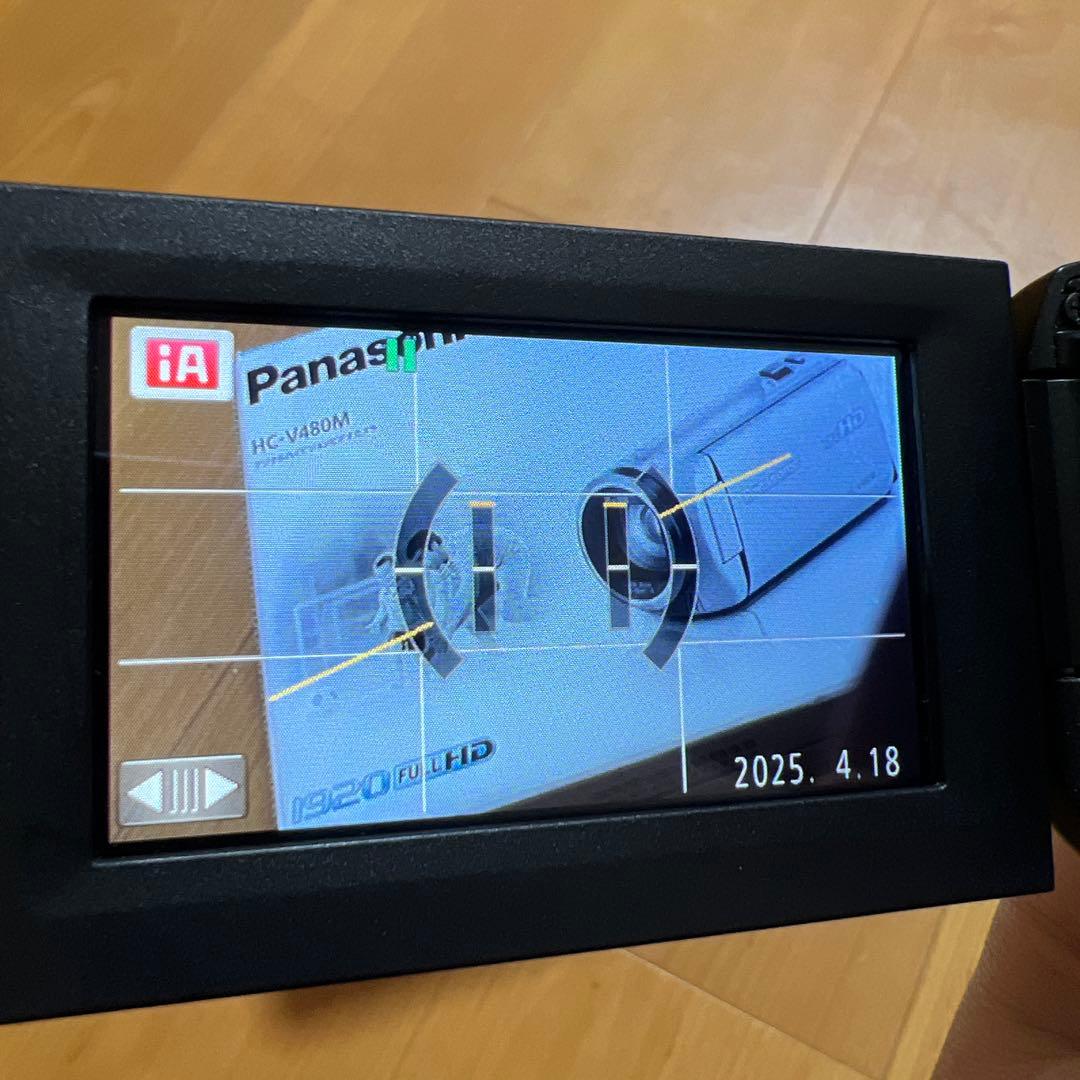Panasonic HC-V480M フルHDビデオカメラ（大容量予備電池付）