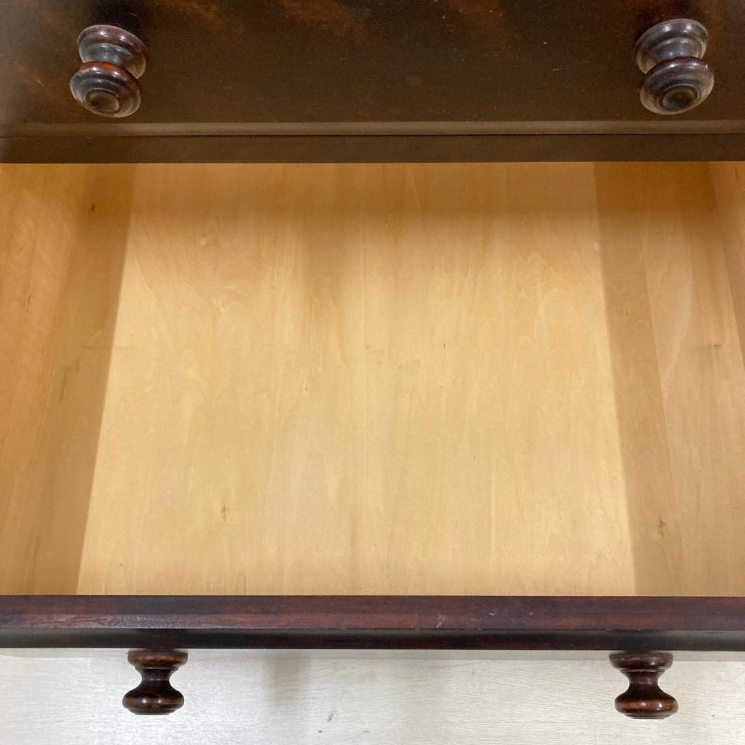 北海道民芸家具 整理箪笥 5段チェスト 樺材 和モダン 収納家具 北民　スリム