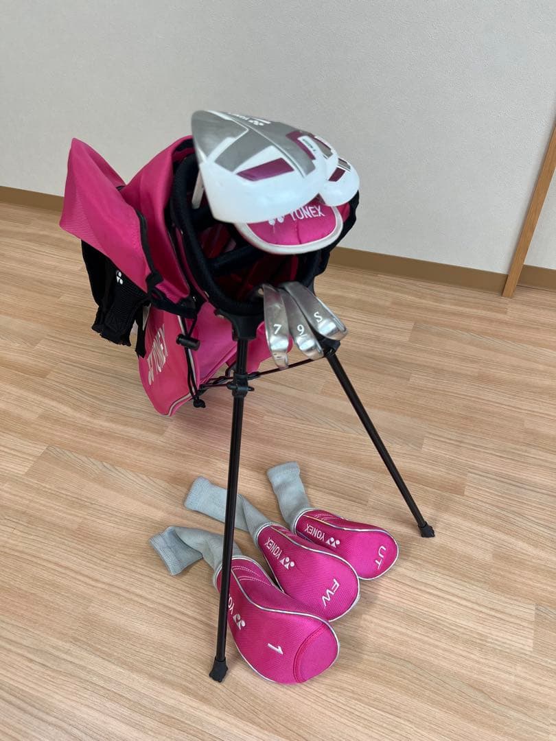 YONEX ピンク J120　ジュニアクラブセット