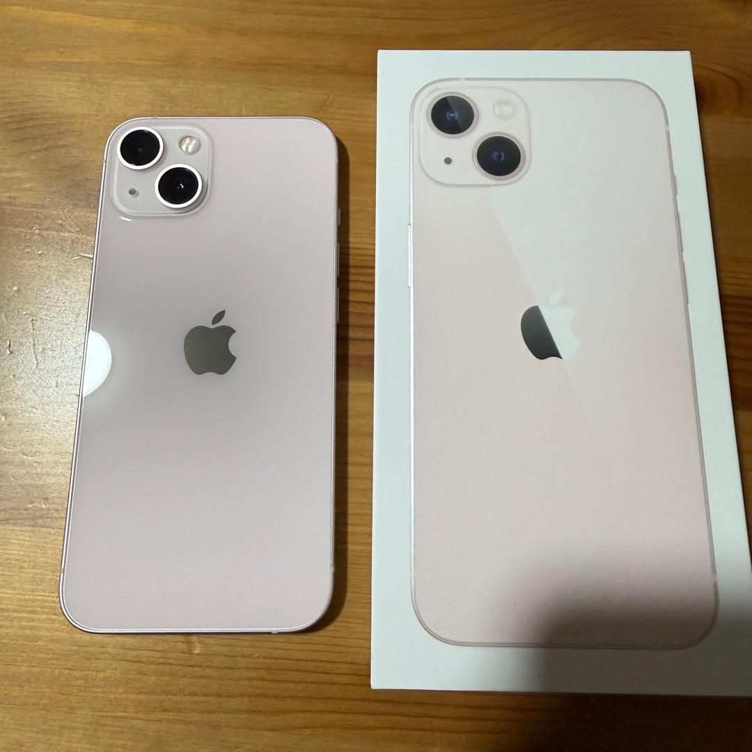iPhone 13 ピンク　128GB 箱付き　充電ケーブルなし