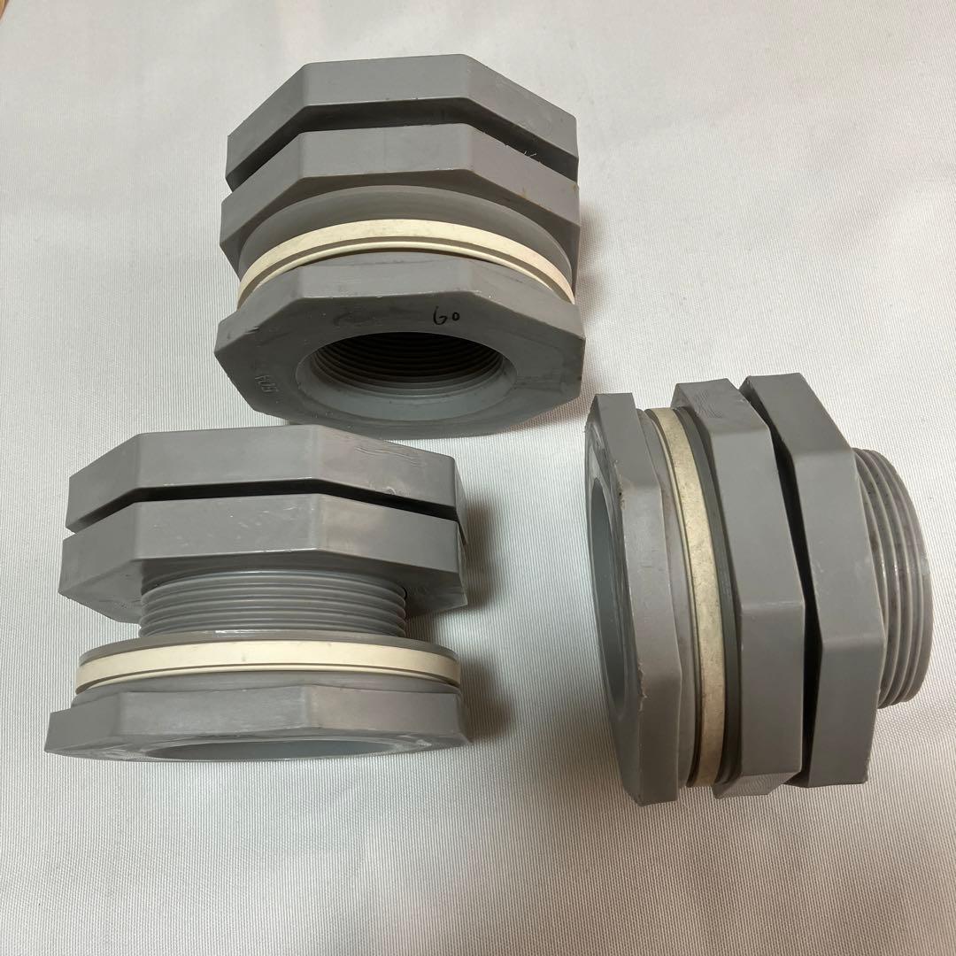 フィッティング 樹脂製 50A 3個