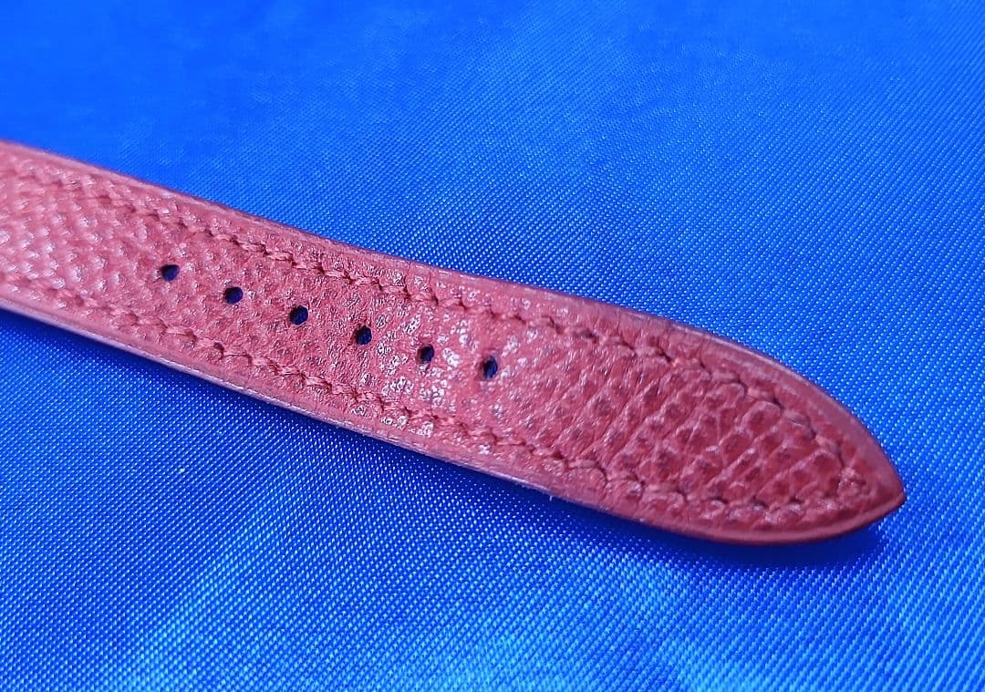 HERMES エルメス ケリーウォッチ ゴールド 赤レザーバンド 可動未確認