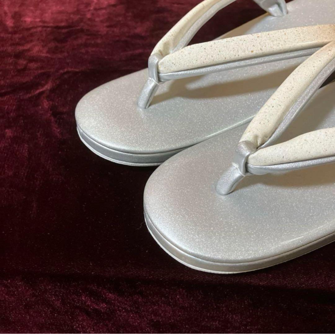 ⭐️【未使用】 世美庵 草履バックセット 礼装 フォーマル 日本製 銀 ピンク 花