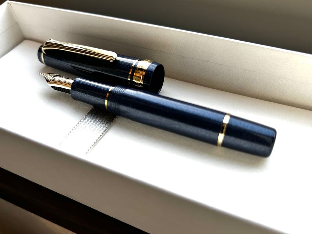 【美品】セーラー プロギアスリム ナイトブルー H-MF 箱付き