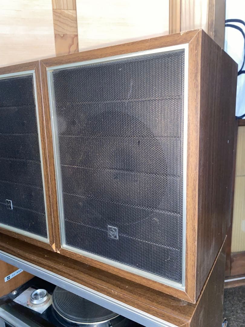 National真空管ステレオ SF-965レコードラジオ音出し確認済み現状品