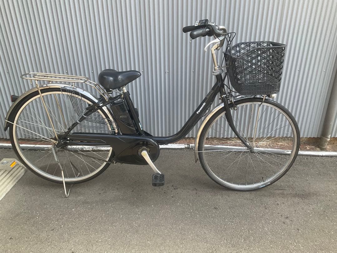 パナソニック新機種電動アシスト自転車viviTX26インチブラックボディー