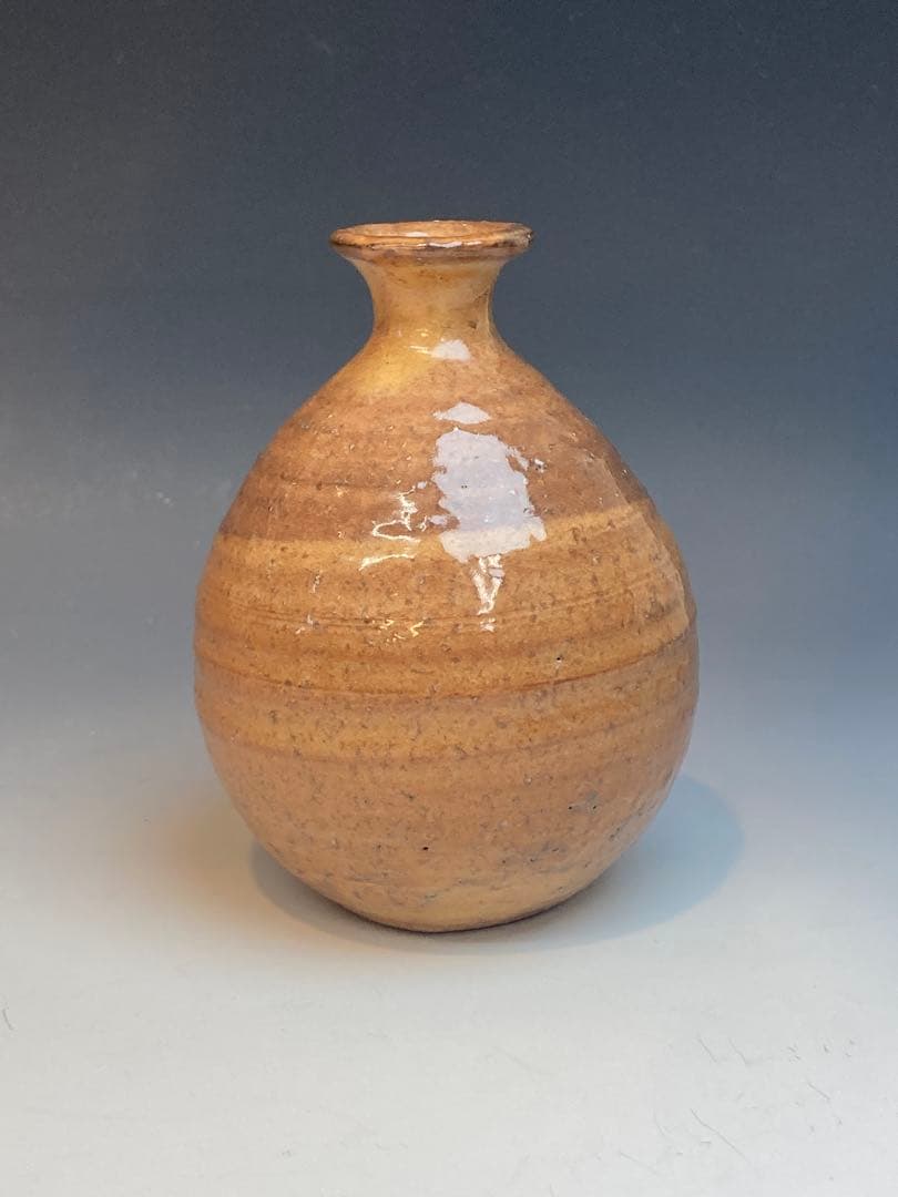 十三代 坂田泥華 作 萩徳利 共箱 酒器