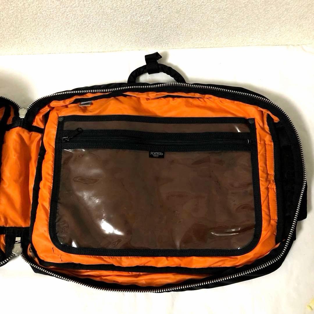 美品✨廃盤 ポータータンカー ビジネスバッグ 3way A4可 大容量 ブラック