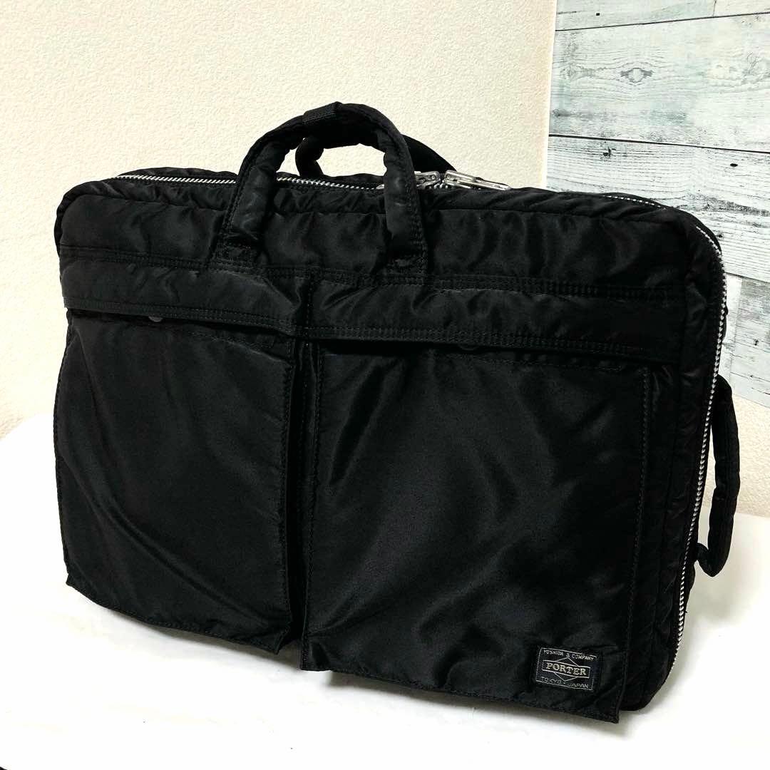 美品✨廃盤 ポータータンカー ビジネスバッグ 3way A4可 大容量 ブラック
