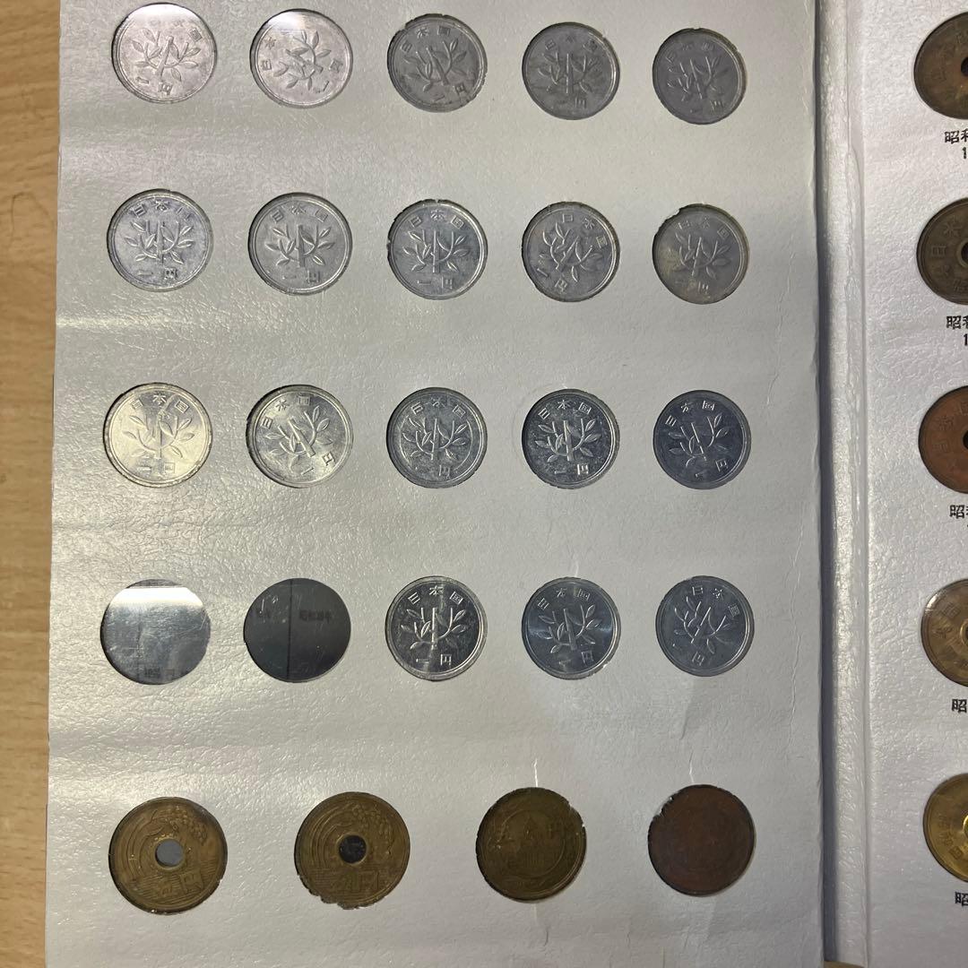 【完全 希少】年号別 貨幣アルバム 1964 銀貨 東京 赤富士 ギザ10 筆五