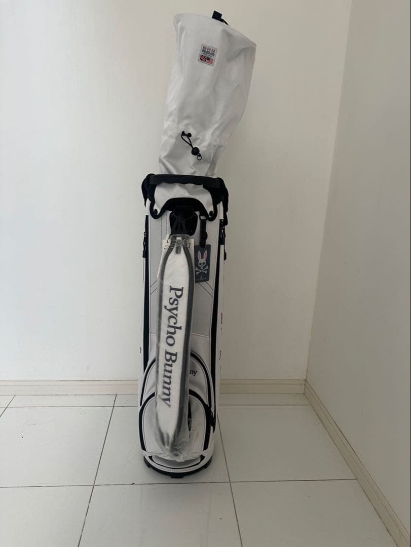 【新品未使用】Psycho Bunny キャディバッグ ホワイト