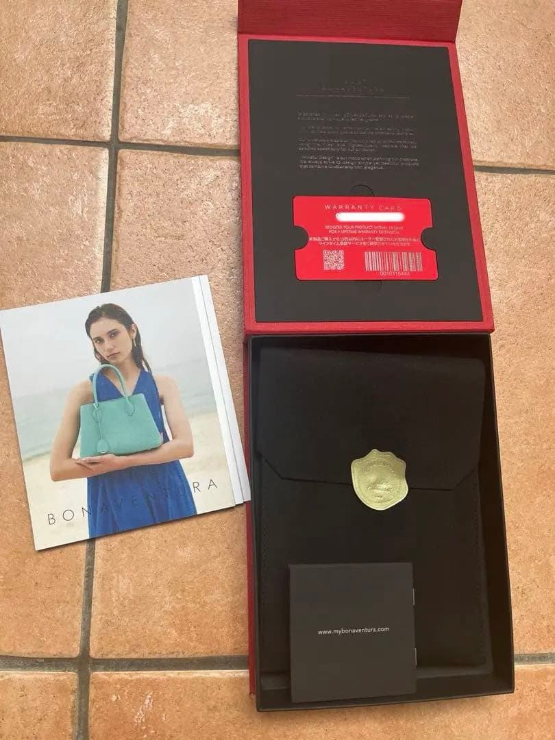 ボナベンチュラ iPhone用レザーケース グレージュ×ピンク ポケット付き