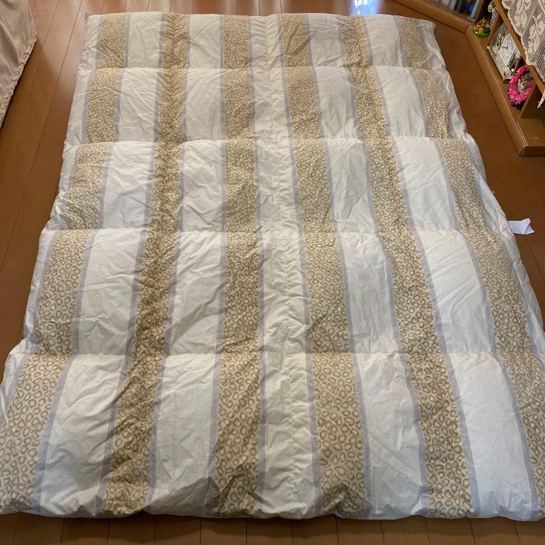 ホワイトダックダウン70%羽毛掛け布団 シングル