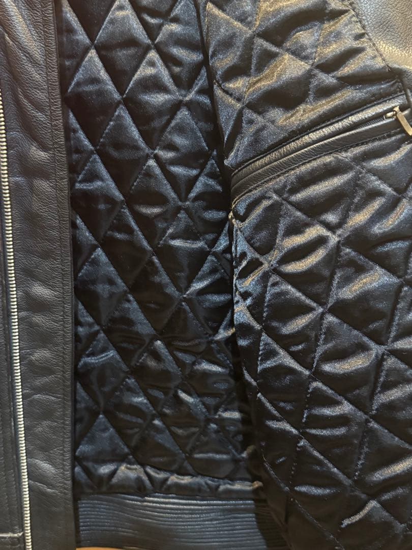 TRIUMPH レザージャケット　ブラック　レッド