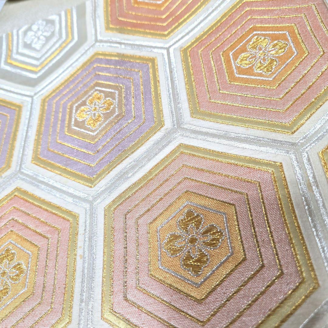 専用です【トールサイズ】クリーム色絞り訪問着と袋帯・帯揚げ帯締めの4点フルセット