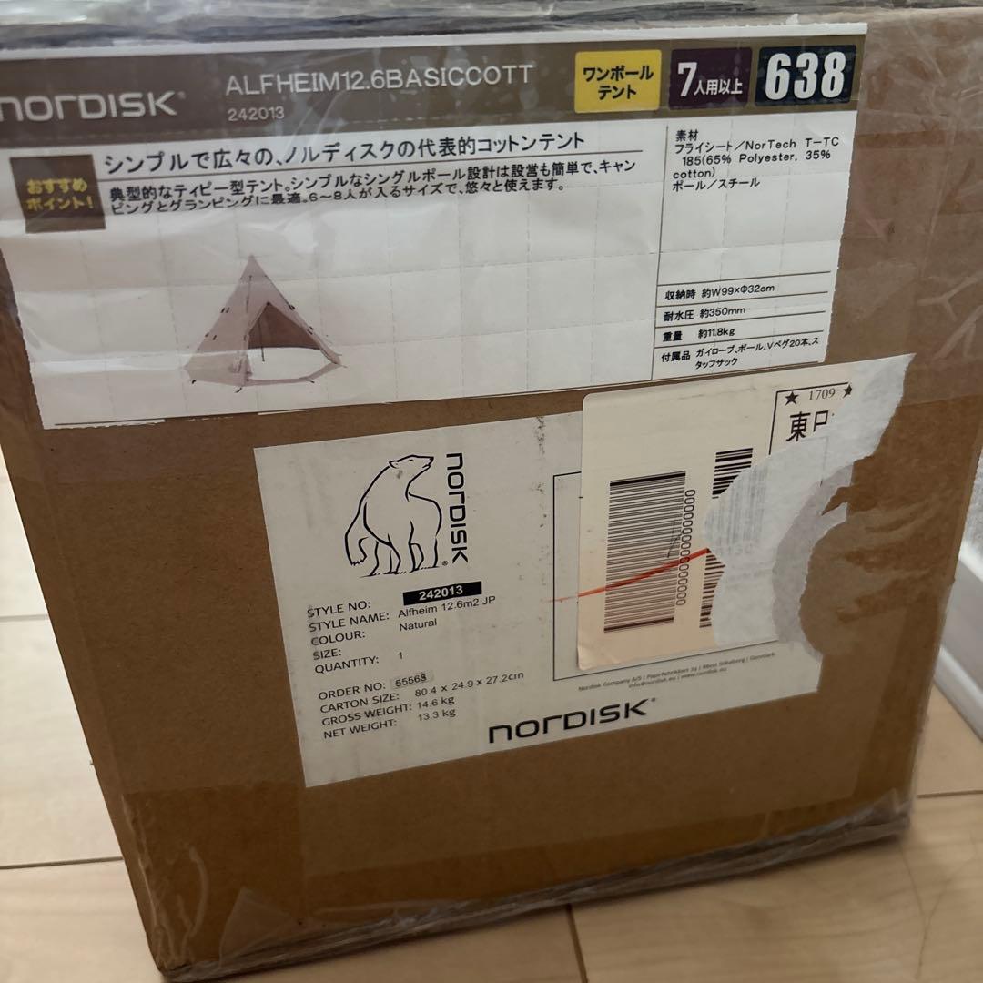 ノルディスク Alfheim 12.6 Tent　テント　242013 8人