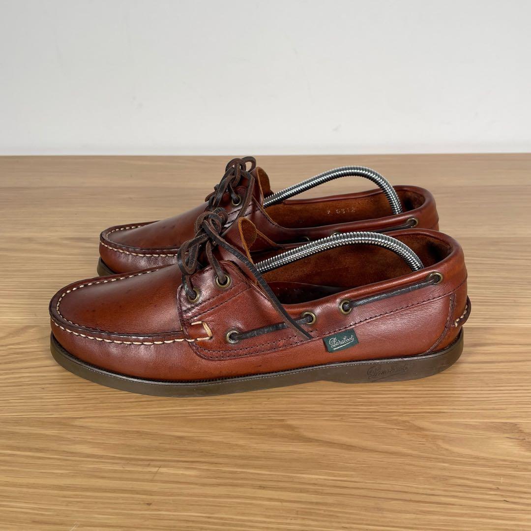 パラブーツ　BARTH バース マリーン デッキシューズ 7サイズ　ブラウン