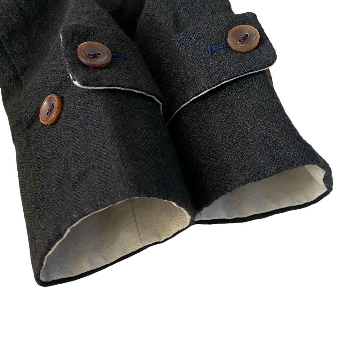 美品✨pallas palace パラスパレス リネン ウール コート 薄手 2