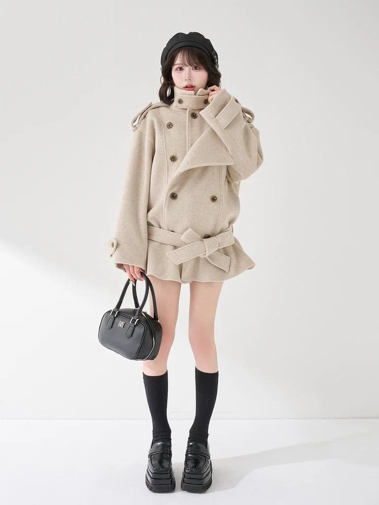 新品 Darich ダーリッチ　ドロップショルダージャケットコート