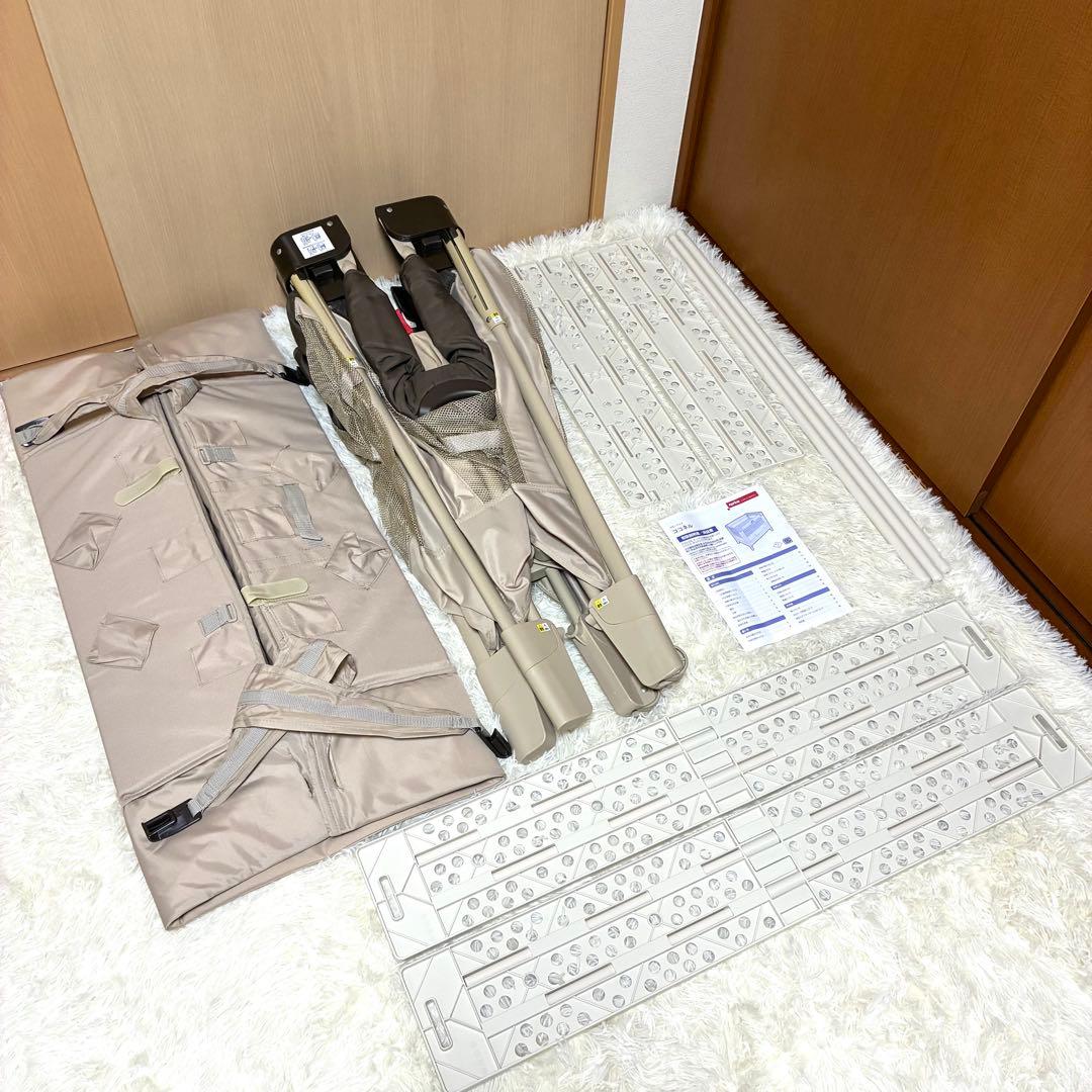 【極美品】Aprica アプリカ ココネル ベビーベッド 66041 説明書付き