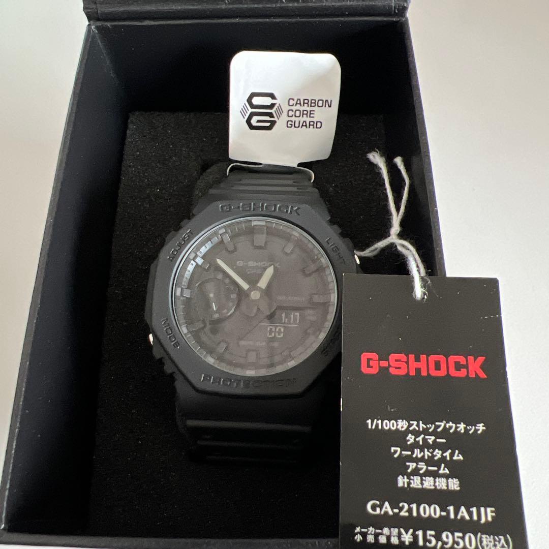 最安値　G-SHOCK GA-2100-1A1JF ブラック