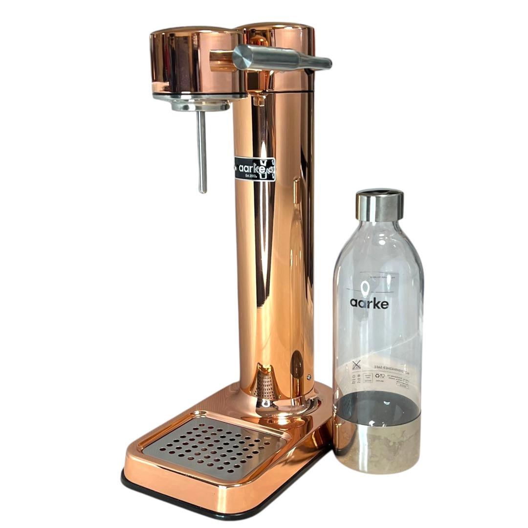 【極美品】アールケ カーボネーター3 炭酸水メーカー C3-00　ピンクゴールド