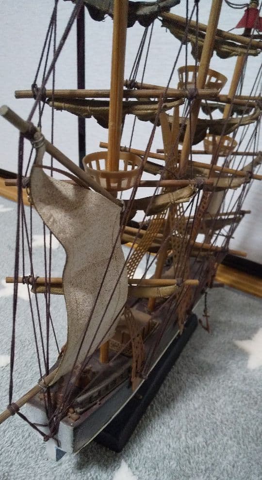 アンティーク中型船模型