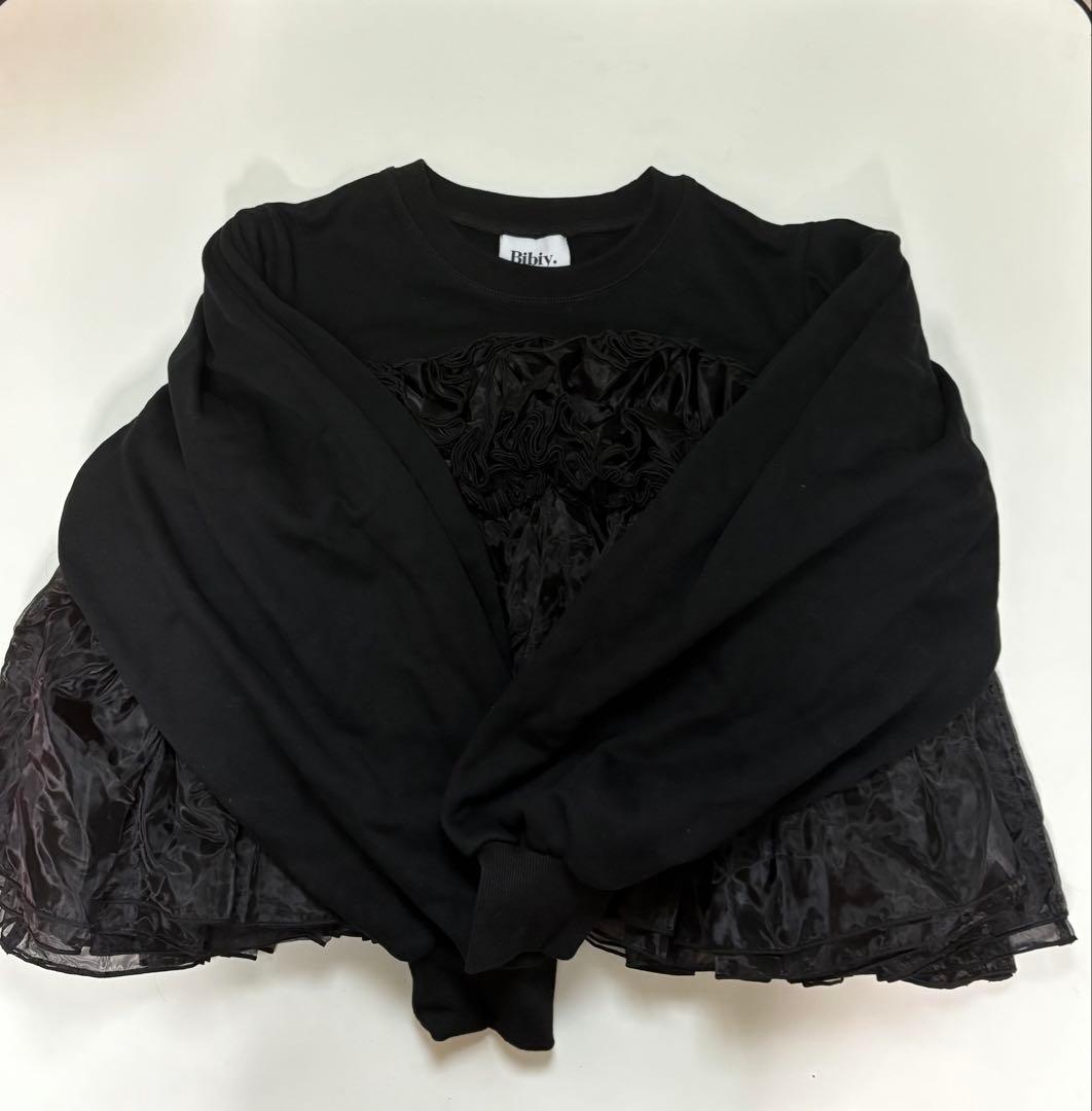 トップス Bibiy ANGELICA SWEATSHIRT bibiy black