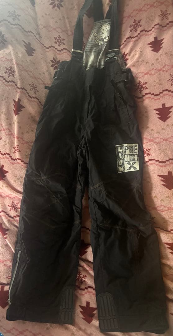 ライオン絵柄スノーウエア上下セット