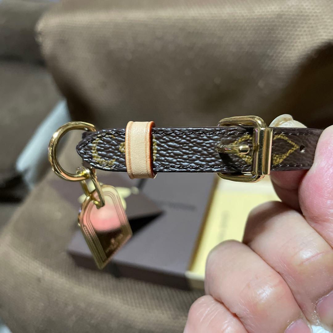 新品未着用Louis Vuitton コリエバクスターXS首輪リボン