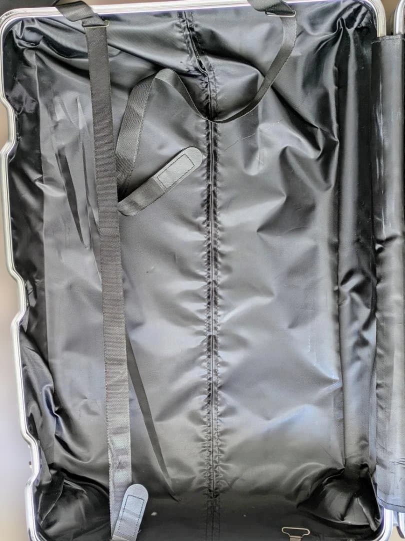 【大容量】アルミスーツケース キャリー 75〜80L TSAロック搭載 シルバー