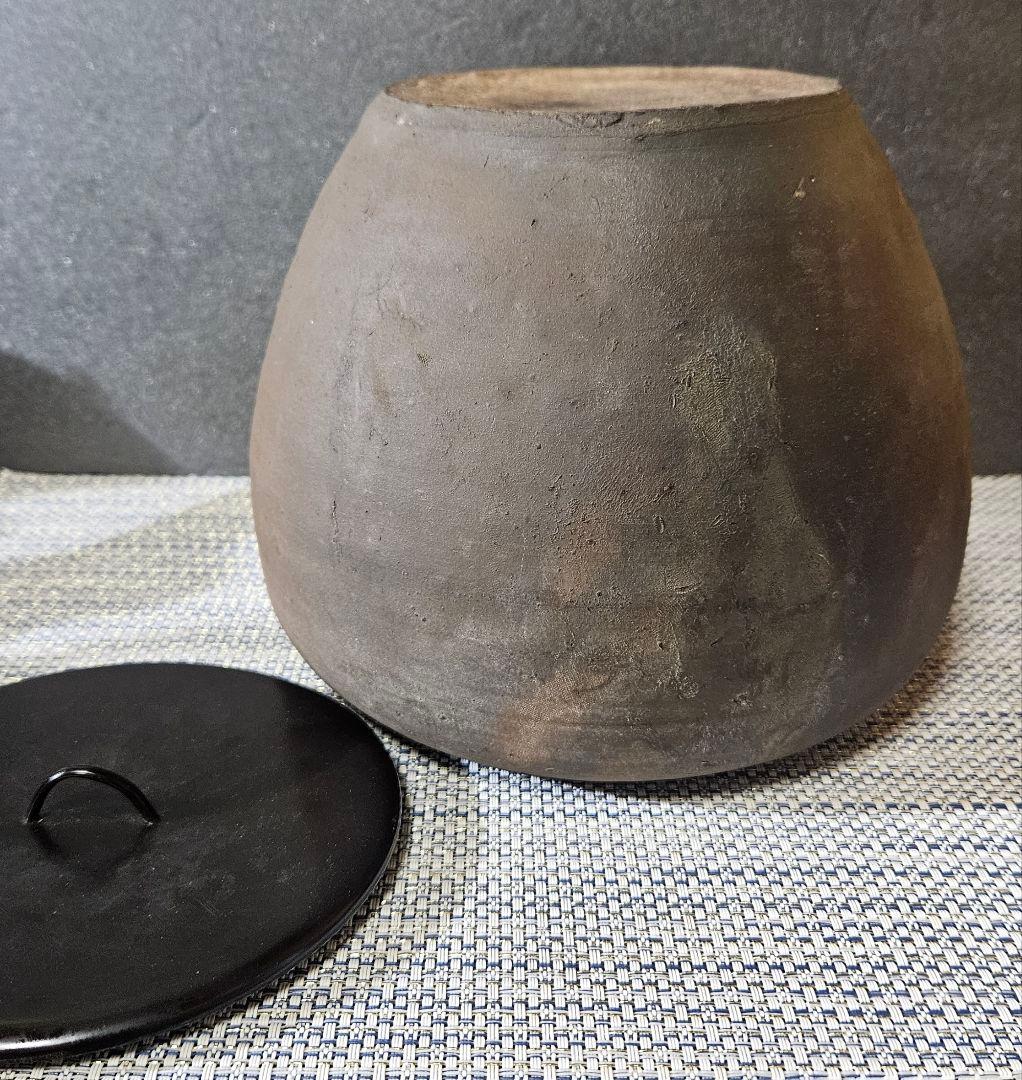 16-17世紀頃　古南蛮　水指　呂宋壺　伝世品　南蛮美術　茶道具　茶器　古陶磁器