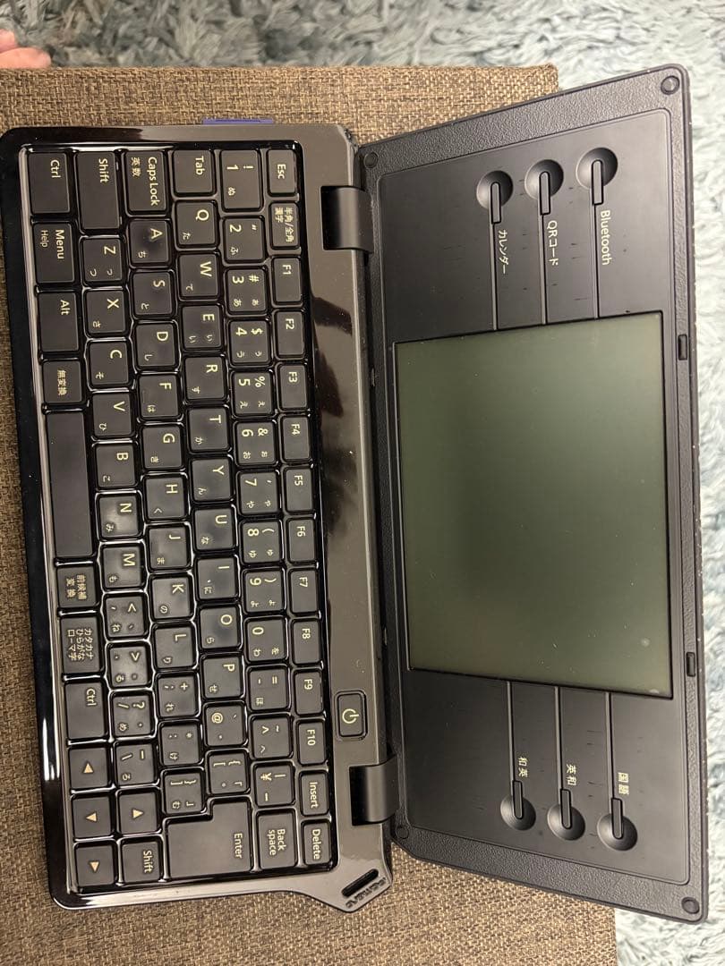 【ジャンク扱い】キングジム ポメラ DM100 ブラック ※ケース・充電器付