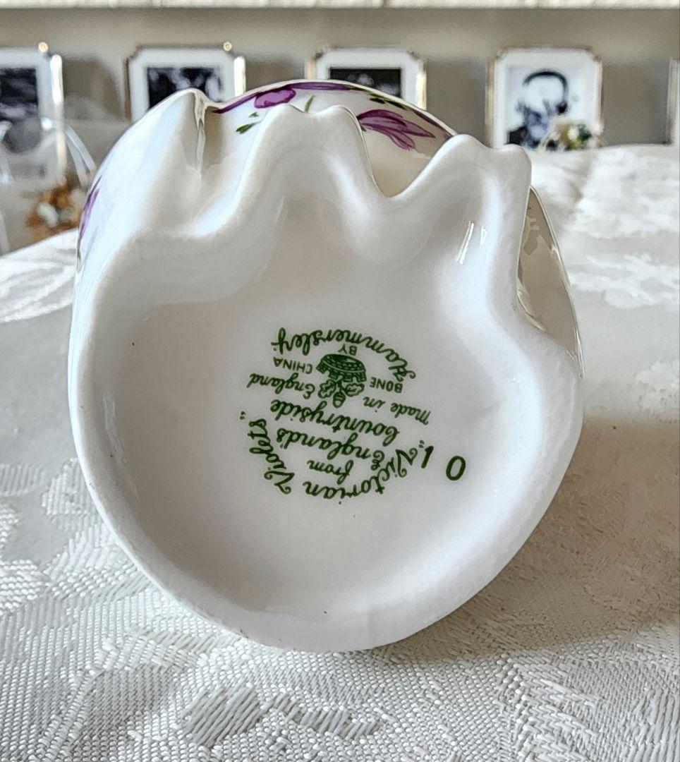 ハマースレイ ⑥ バイオレット フクロウ 爪楊枝入れ アンティーク