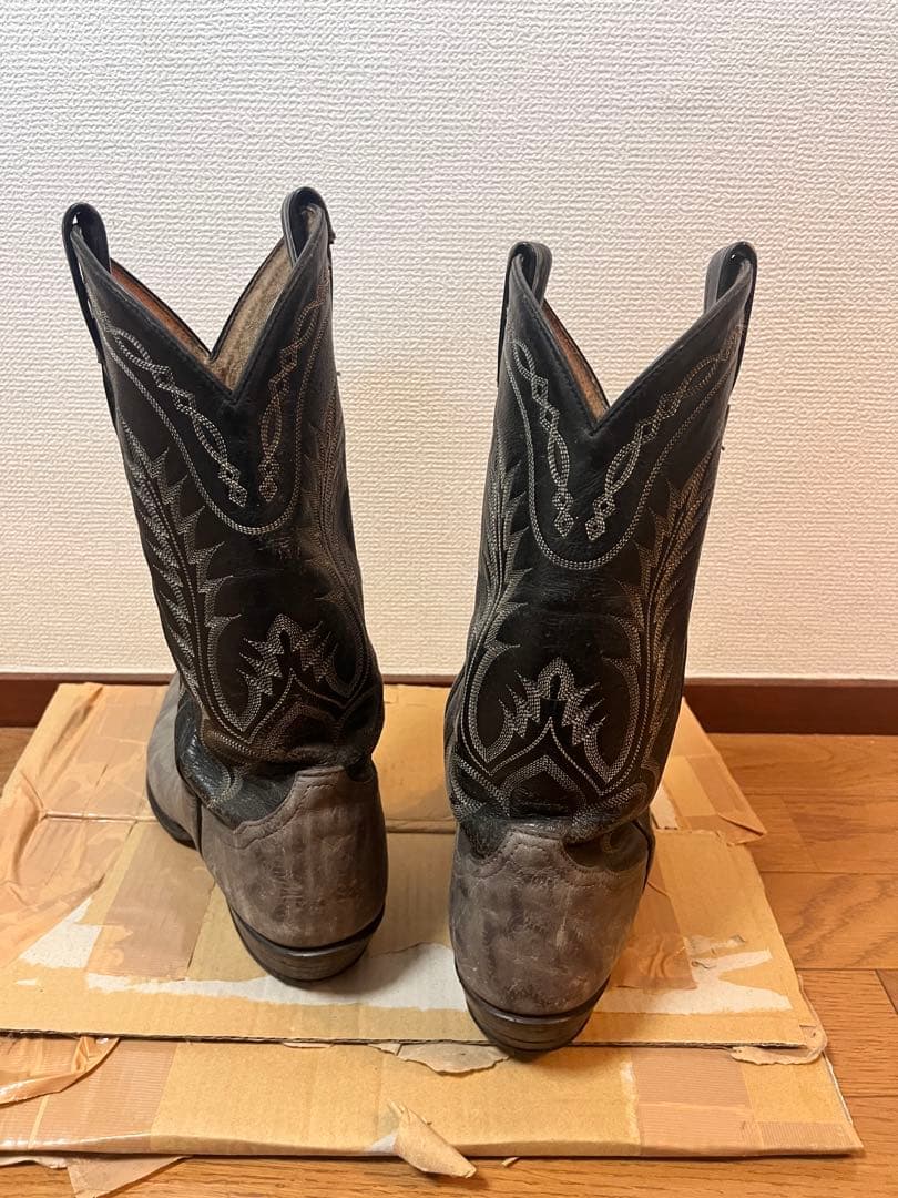 トニーラマ ウエスタンブーツ チャコールグレー