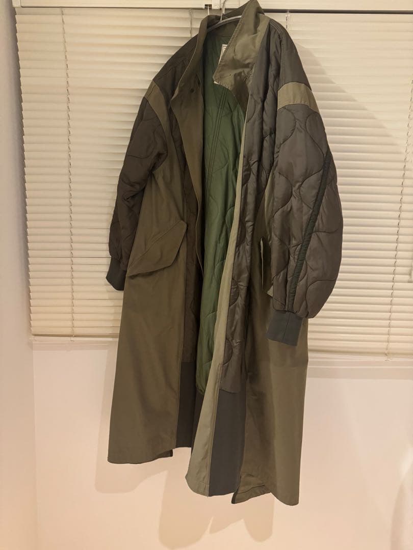 etsinta エシンタ　切替マキシミリタリーコート